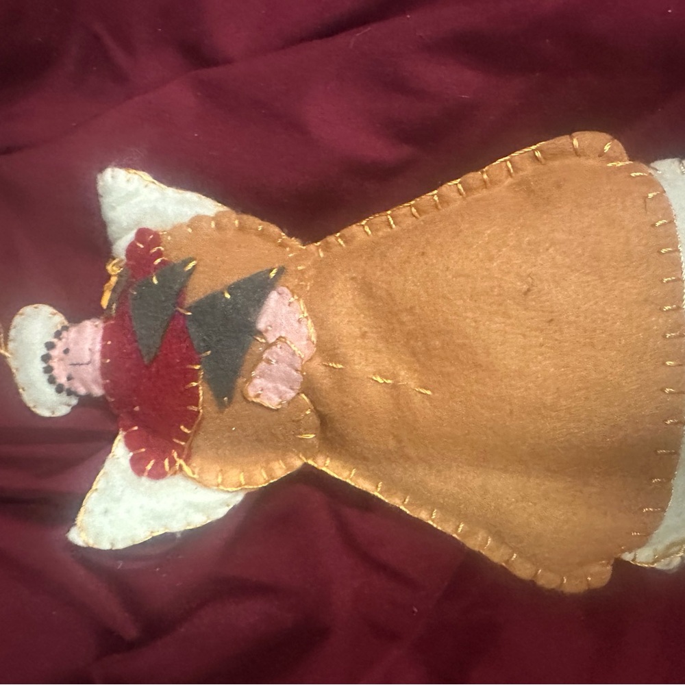 Handmade Felt‎ Angel Ornament